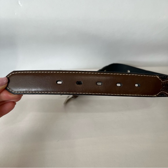 Nocona Western Leather Belt - Picture 4 of 7